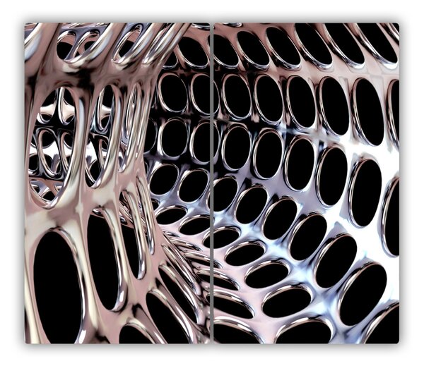 Tocator din sticla tunel de metal