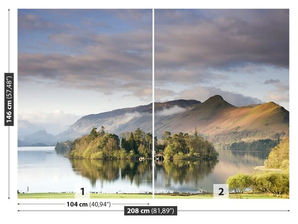 Fototapet Lacul Derwentwater