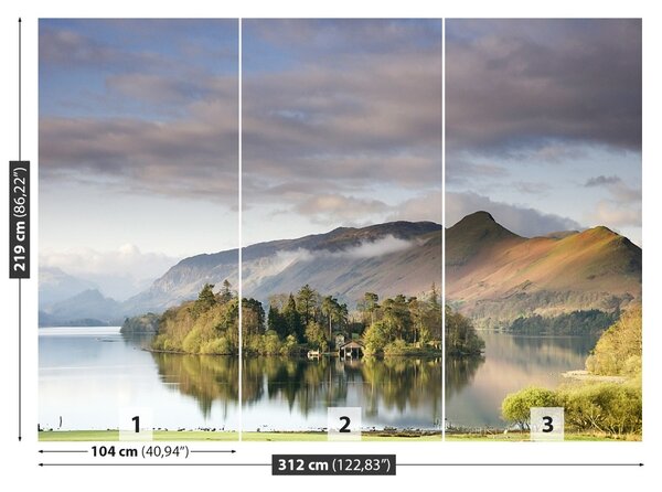 Fototapet Lacul Derwentwater
