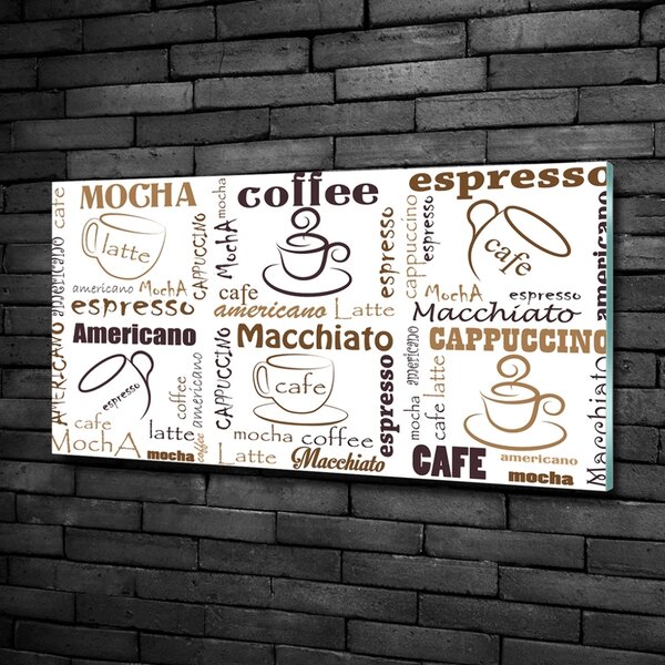 Tablou din Sticlă Timp de cafea