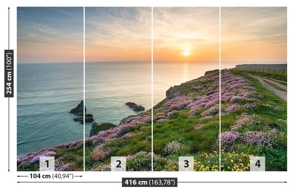Fototapet Coasta de Cornwall