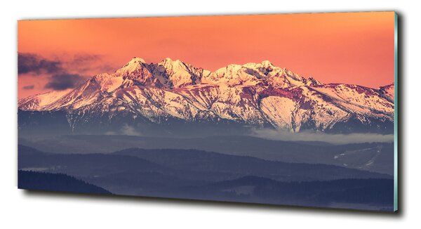 Imagine de sticlă Sunrise Tatry