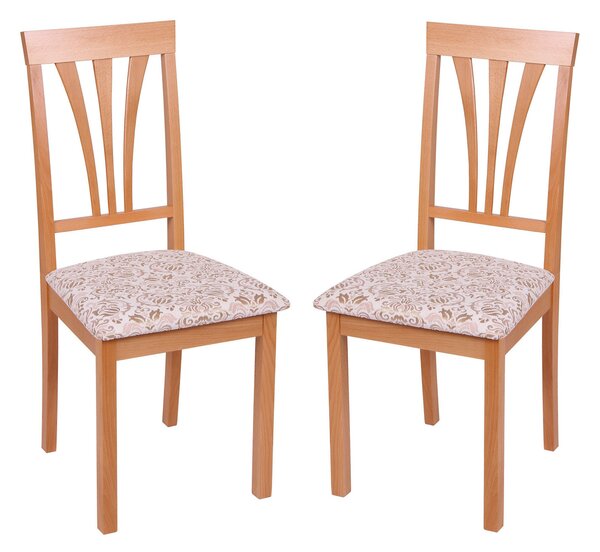 Set 2 scaune Wooden 7, Lemn, Beech Regent 02