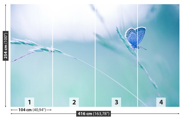Fototapet Butterfly Iarbă