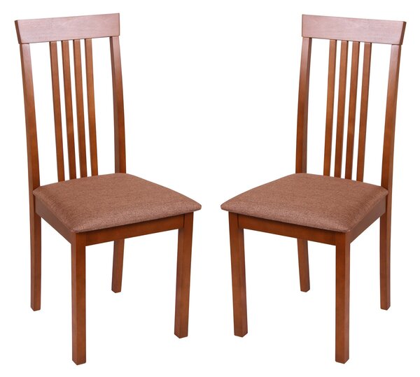 Set 2 scaune Wooden, Lemn, Walnut Veles 15