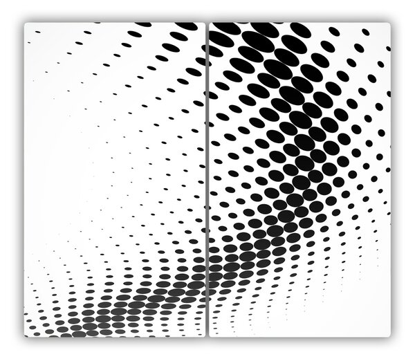 Tocator din sticla figuri geometrice