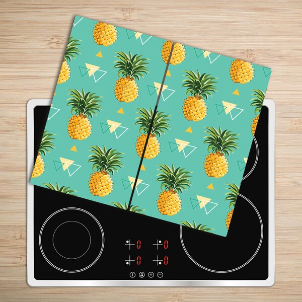 Tocator din sticla Ananas