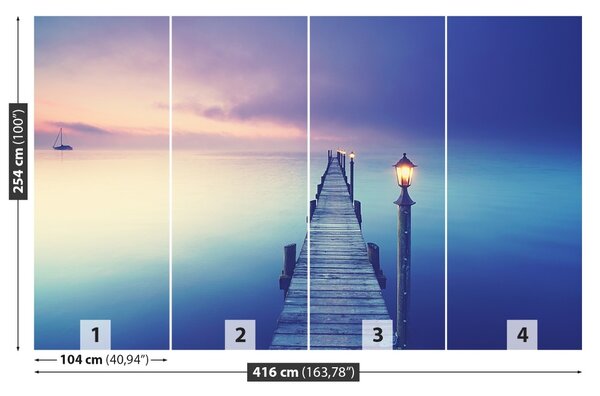 Fototapet Lacul Jetty