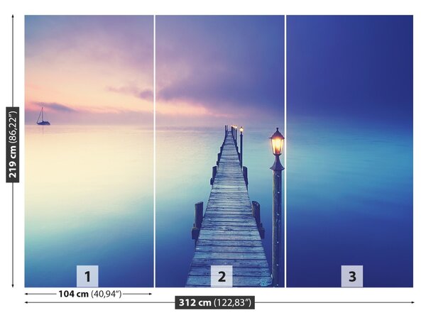 Fototapet Lacul Jetty