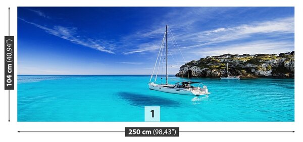 Fototapet Menorca Sailboat