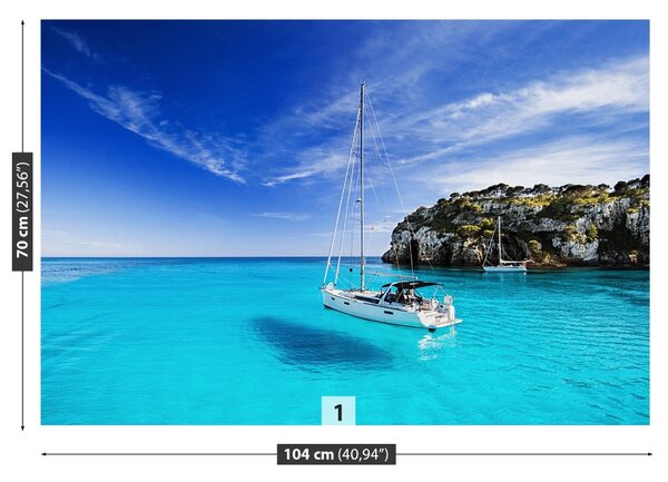 Fototapet Menorca Sailboat