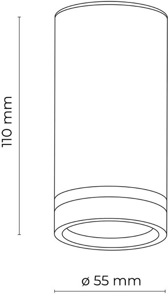 TK Lighting Jet lampă de tavan 1x10 W alb 6919