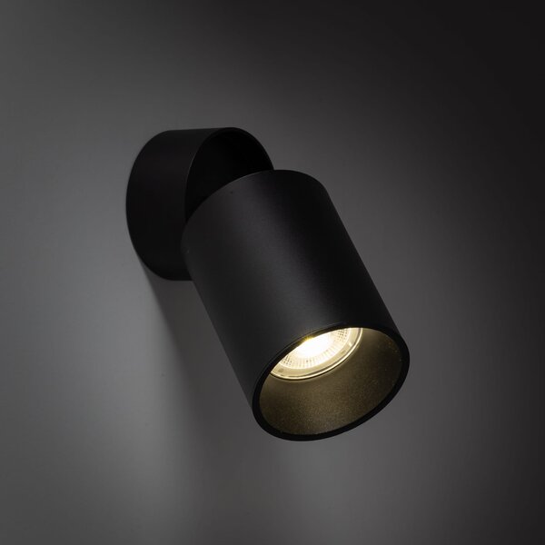 TK Lighting Logan lampă de perete 1x10 W negru 5372
