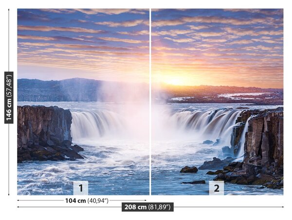Fototapet Cascada Selfoss
