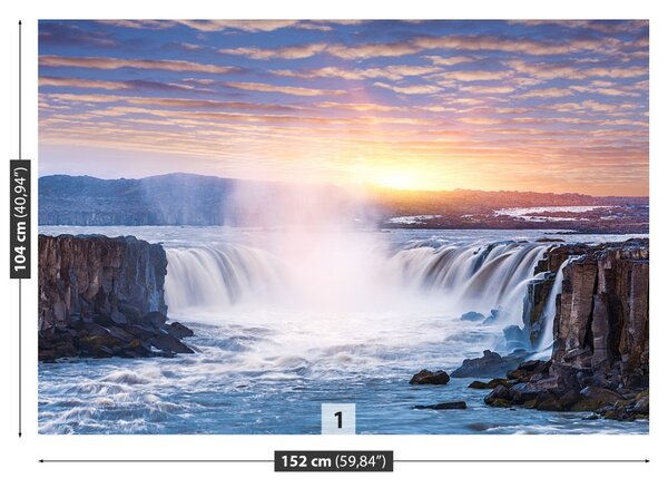 Fototapet Cascada Selfoss