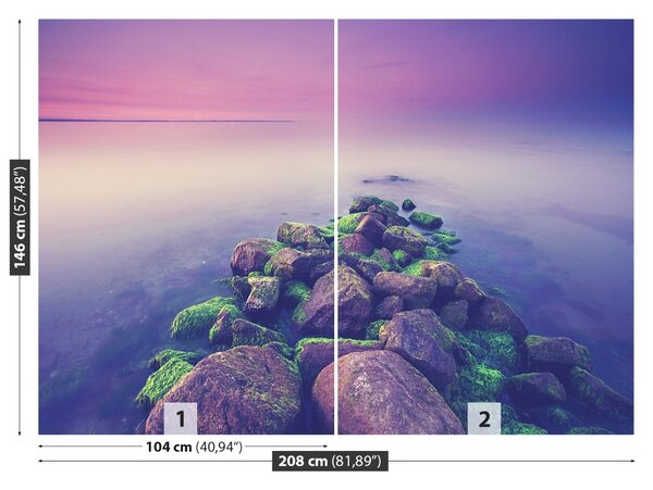 Fototapet Beach Stones