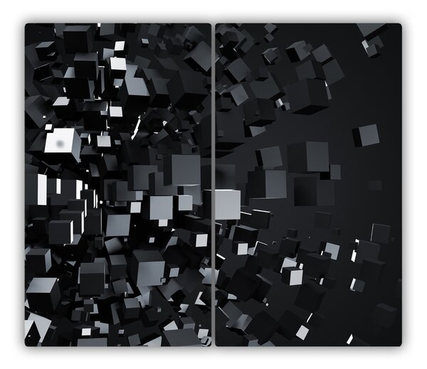 Tocator din sticla 3d abstracție