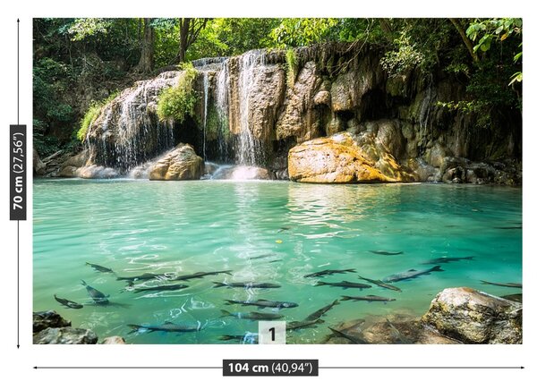 Fototapet Cascada Erawan