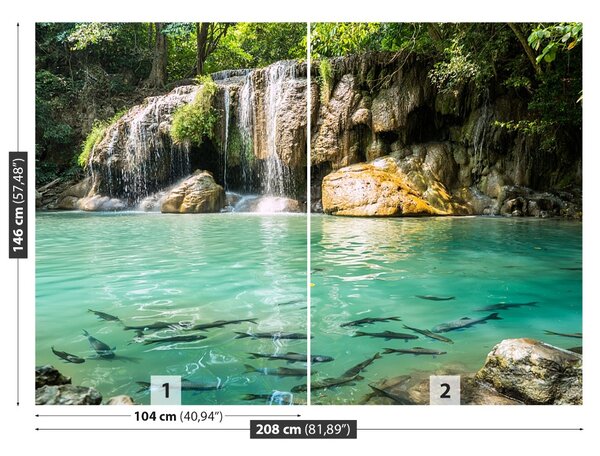 Fototapet Cascada Erawan