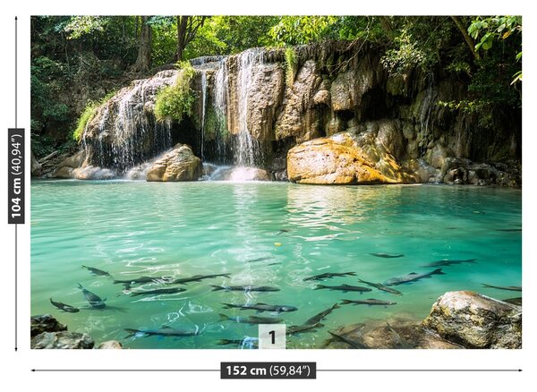 Fototapet Cascada Erawan