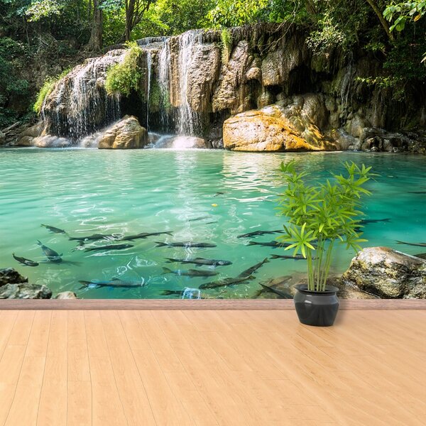 Fototapet Cascada Erawan