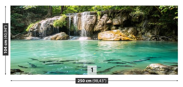 Fototapet Cascada Erawan