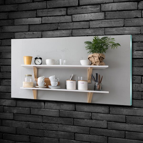 Tablou Printat Pe Sticlă Decoratiuni pe raft