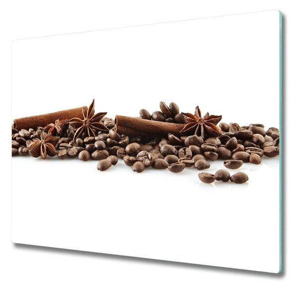 Tocator din sticla Boabe de cafea scorțișoară