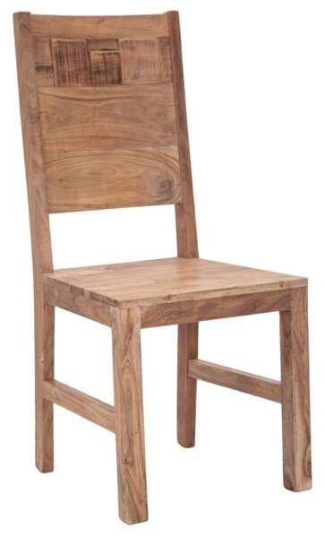 Set 2 scaune din lemn de salcam Mauro Ferretti