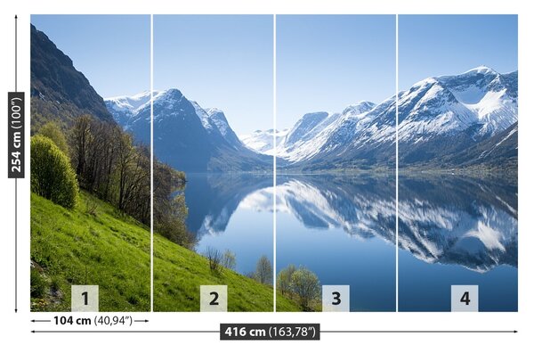 Fototapet Fjord In Norvegia