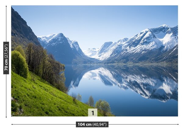 Fototapet Fjord In Norvegia