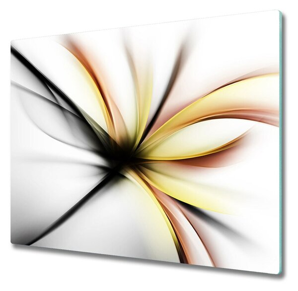 Tocator din sticla abstract flori