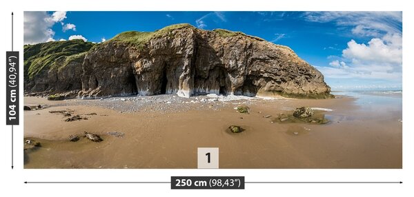 Fototapet Plaja din Țara Galilor