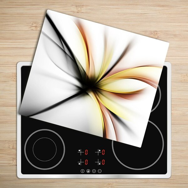 Tocator din sticla abstract flori