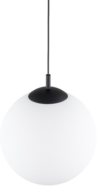 TK Lighting Esme lampă suspendată 1x15 W alb-negru 5671