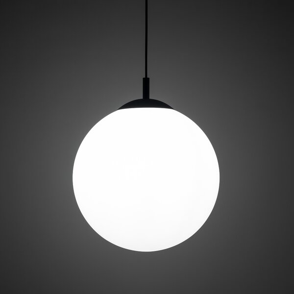 TK Lighting Esme lampă suspendată 1x15 W alb-negru 5671