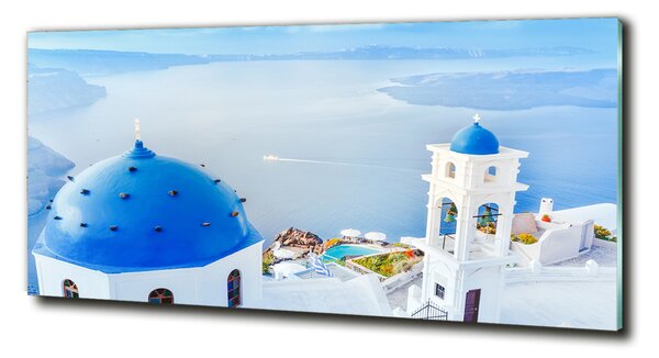 Fotografie imprimată pe sticlă Santorini, Grecia