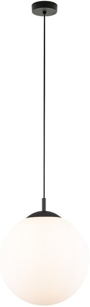 TK Lighting Esme lampă suspendată 1x15 W alb-negru 5671