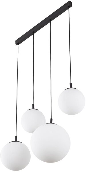 TK Lighting Esme lampă suspendată 4x15 W negru 4790