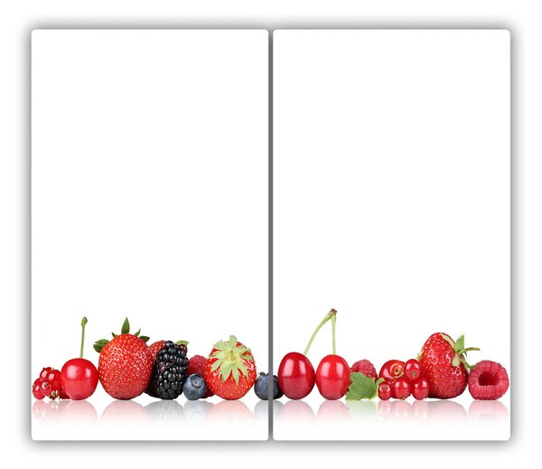 Tocator din sticla Fructe în rândul