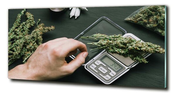 Tablou sticlă marijuana topuri