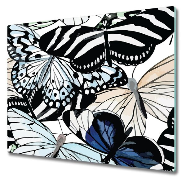 Tocator din sticla floare fluture
