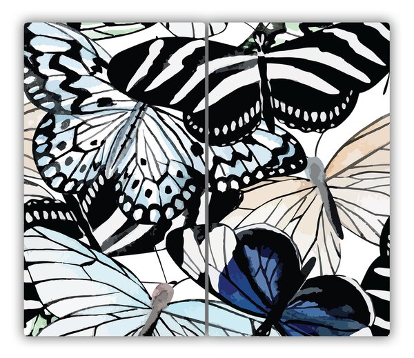 Tocator din sticla floare fluture