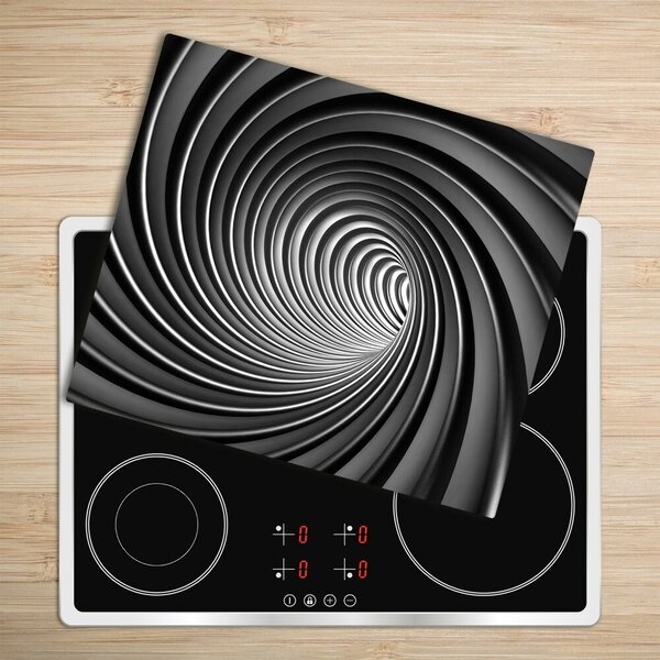 Tocator din sticla abstract Swirl
