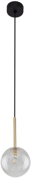 TK Lighting Nilos lampă suspendată 1x6 W negru-auriu 5941