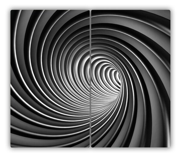 Tocator din sticla abstract Swirl