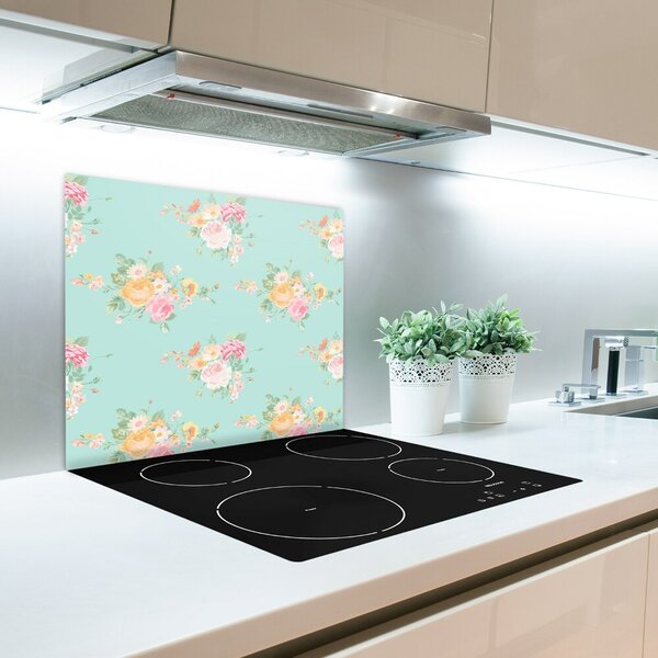 Tocator din sticla model floare