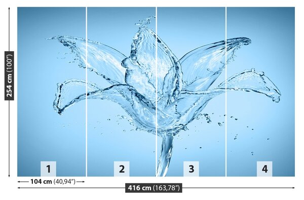 Fototapet Water Flower
