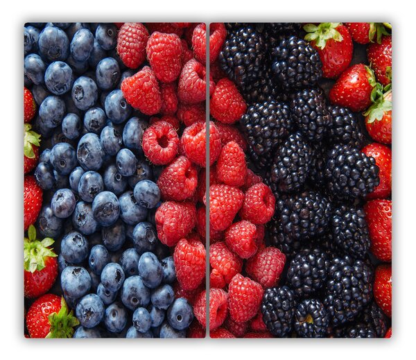 Tocator din sticla fructe de padure