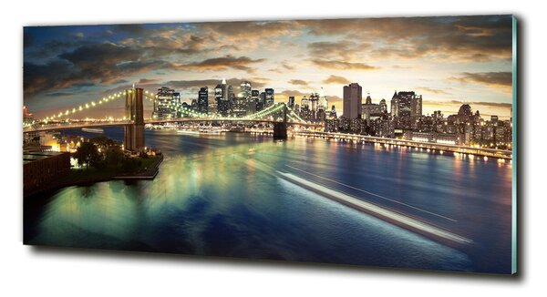 Fotografie imprimată pe sticlă Manhattan New York City